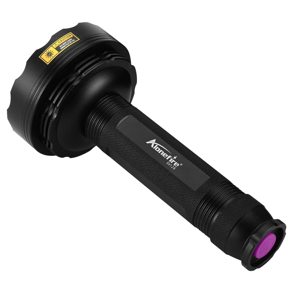 128LED 395nm UV Flashlight High Power Ultraviolet Torch Money Ore Pet Stains Invisible ink Scorpion Marker Fluorescent light