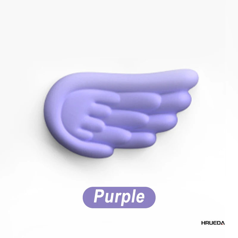 Mechanical Keyboard Mouse Wrist Rest Computer Keyboard Laptop Angel Wing Memory Foam Mouse Cushion Support Pad Wrist Support