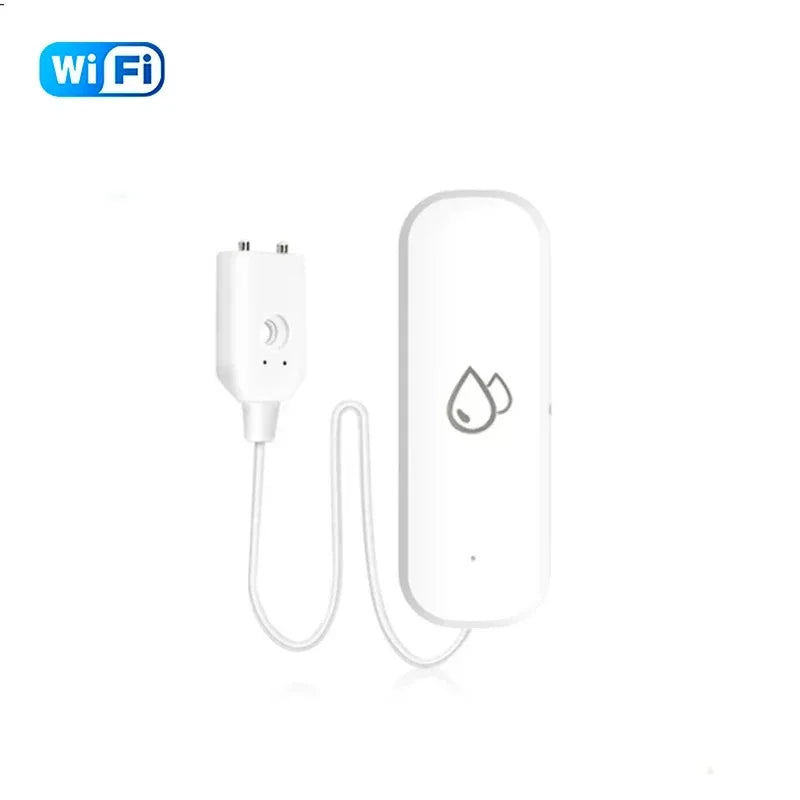 Tuya Smart Flood Leakage Sensor Remote Monitor WiFi Water Overflow Level Detector Water Leak Sensor Security Sound Alarm System