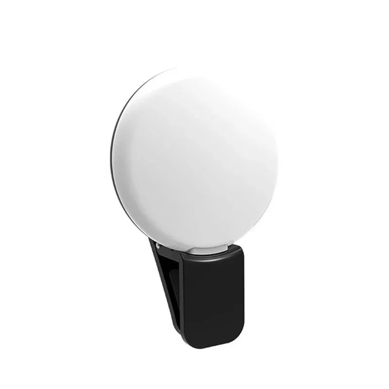 Mobile Phone LED Selfie Ring Light – Portable Mini Fill Light with 3-Level Dimming for Perfect Photos & Videos