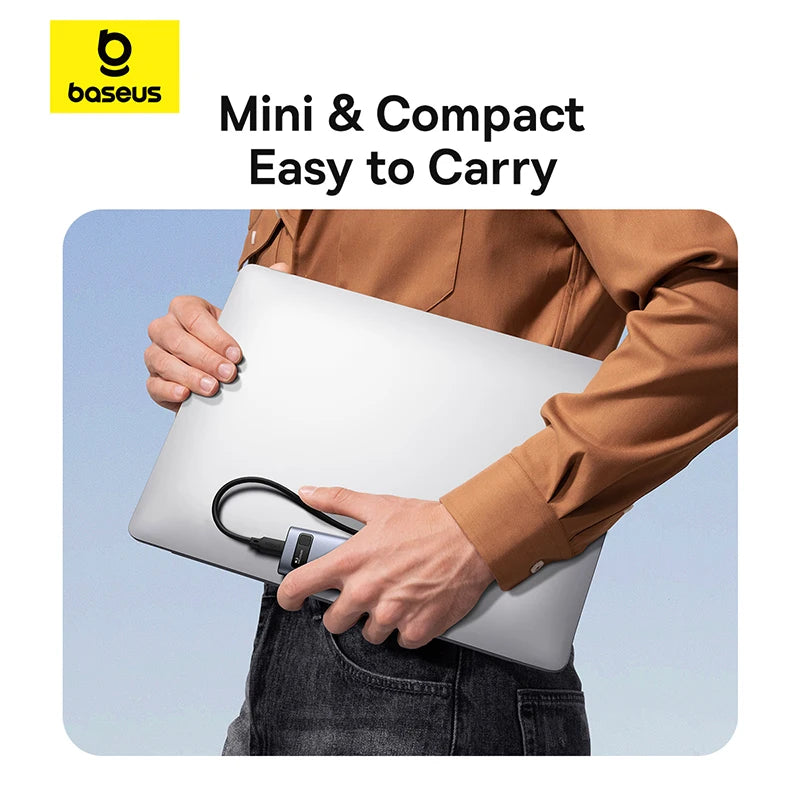 Baseus M2 SSD Case M.2 NVMe SATA Faster USB C 3.2 Gen 2 10Gbps Enclosure Adapter 8TB Storage Expansion Data Protection SSD Case