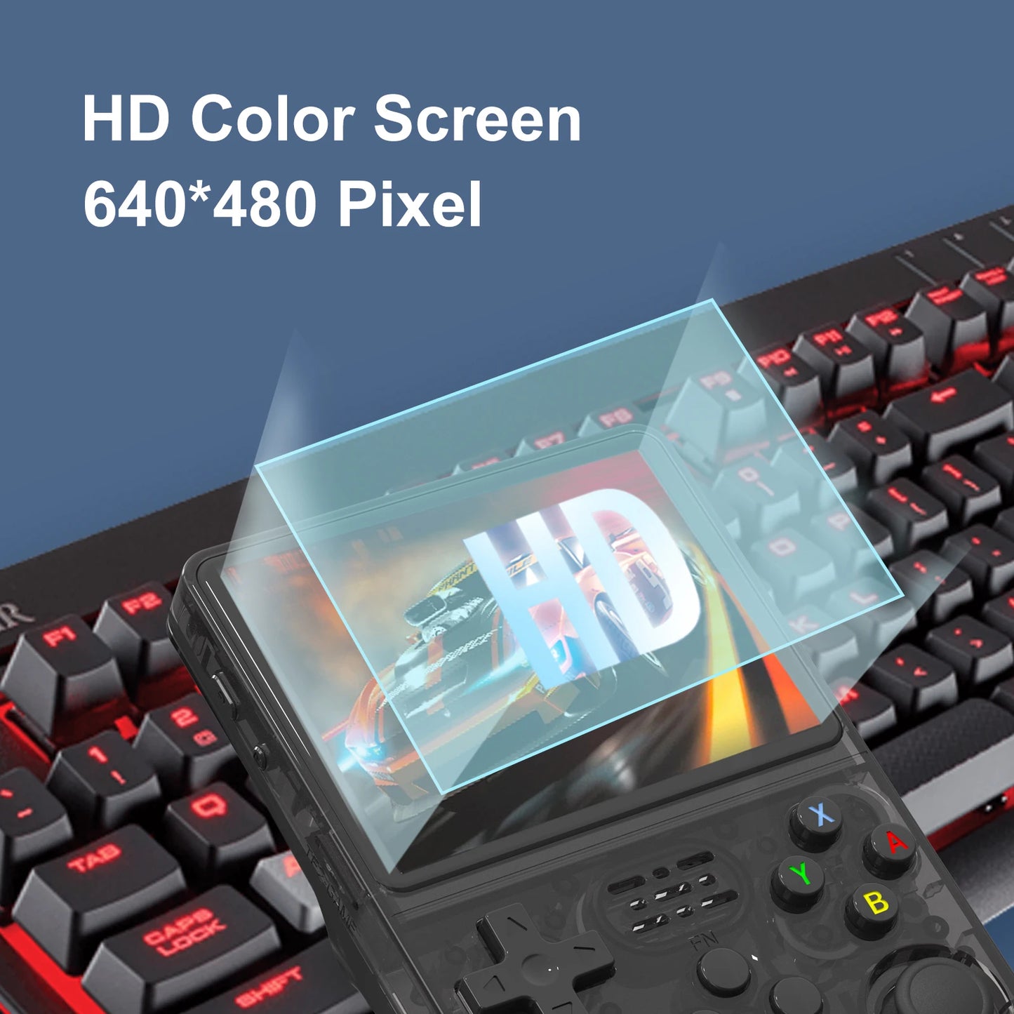 R36S Portable Handheld Game Console 3.5Inch IPS 640x480 Screen Built in 64GB Memory Classic Games And Simulator Games Games