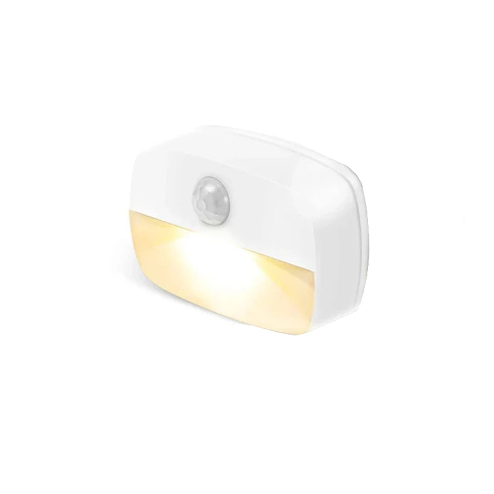Motion Sensor Light Indoor LED Night Light Stick on Nightlight Battery Operated Lights for Hallway Stair Closet Bedroom Bathroom