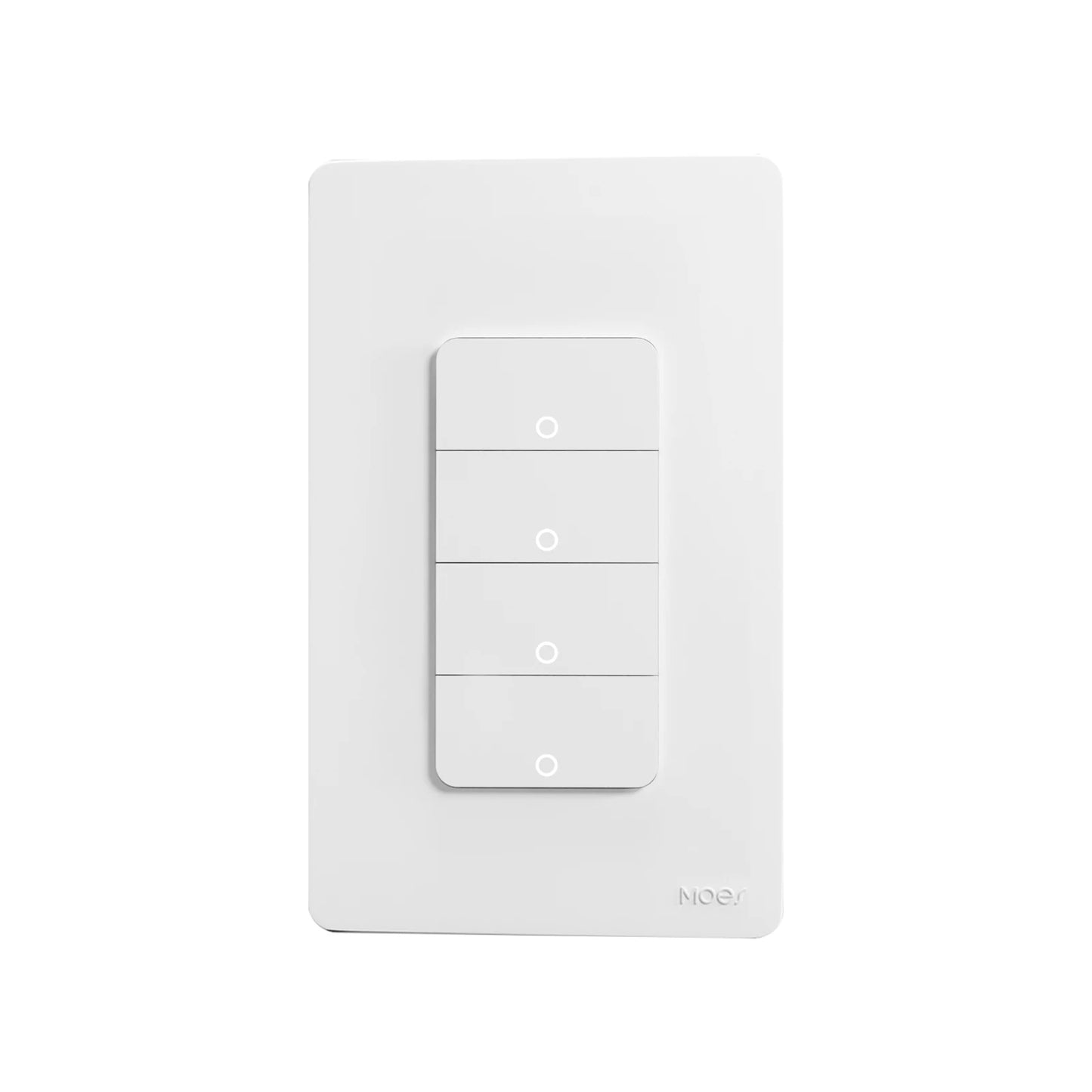 MOES Tuya ZigBee Smart Light Switch US Push Button Wall Switch Work With Alexa Google Home Neutral Wire/No Neutral Wire Required