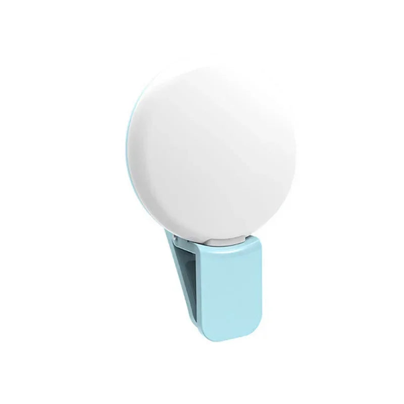 Mobile Phone LED Selfie Ring Light – Portable Mini Fill Light with 3-Level Dimming for Perfect Photos & Videos