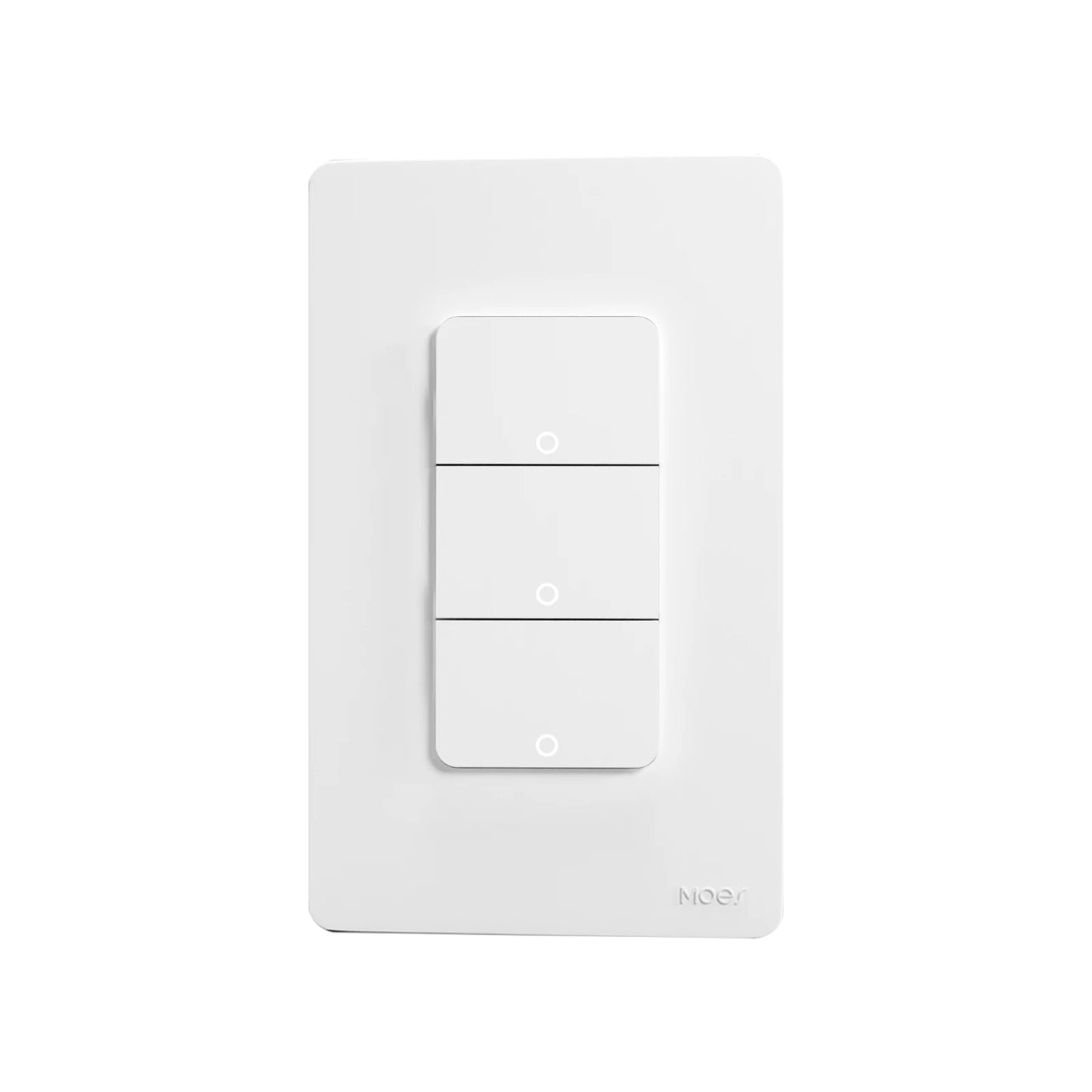 MOES Tuya ZigBee Smart Light Switch US Push Button Wall Switch Work With Alexa Google Home Neutral Wire/No Neutral Wire Required