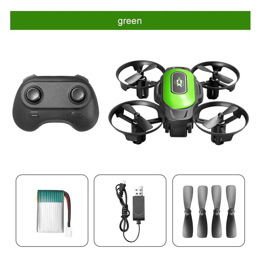 Mini RC Drone 360° Stunt Rolling One Click Takeoff and Landing Intelligent Fixed Altitude Hovering XD2 Gift Toys
