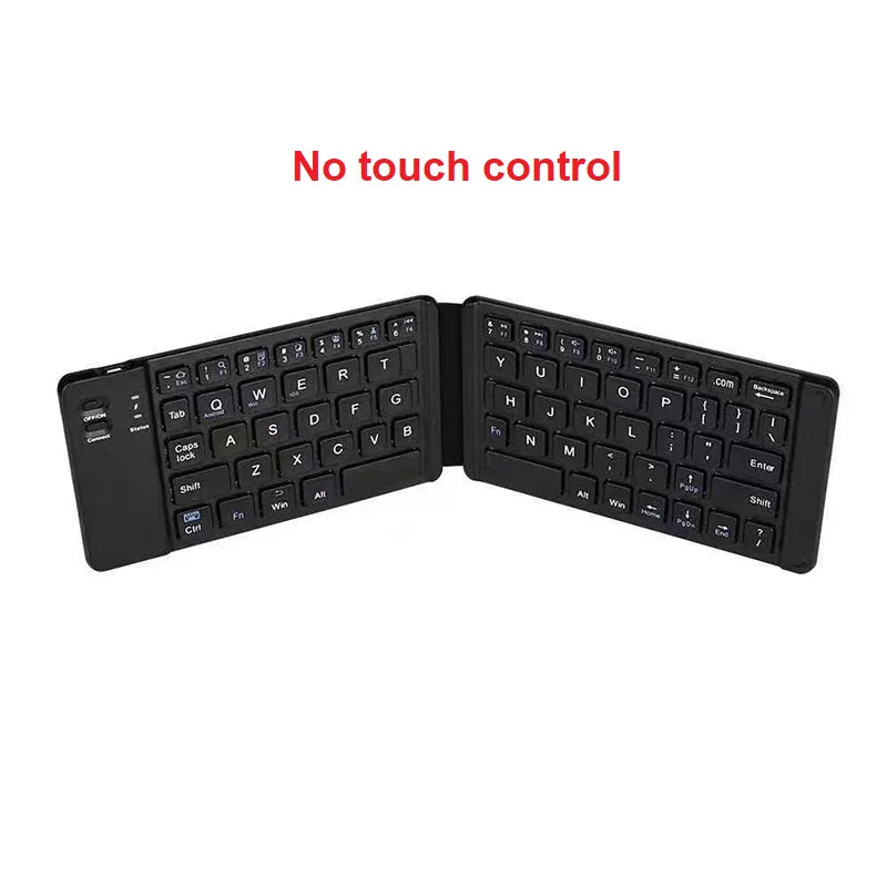 Wireless Folding Keyboard Bluetooth Keyboard With Touchpad For Windows, Android, IOS,Phone,Multi-Function Button Mini Keyboard
