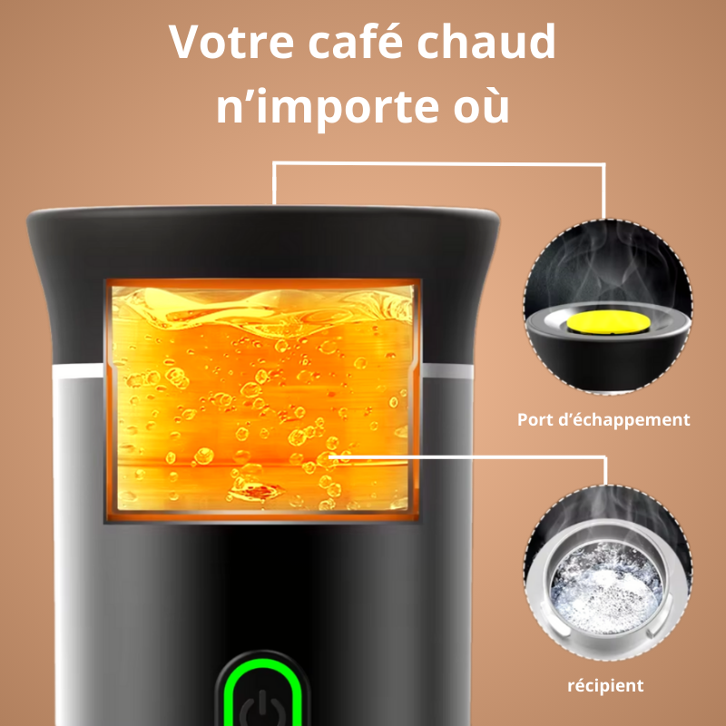 Machine à Café Espresso Portable Sans Fil 3-en-1 - DENOKIN