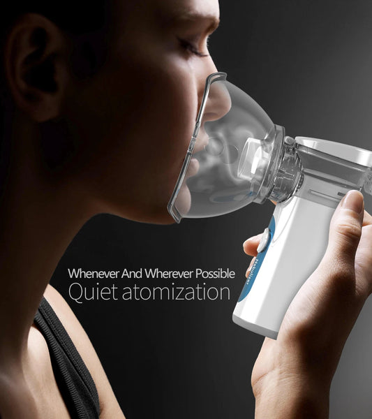 KIUZOU Rechargeable Silent Mesh Nebulizer Handheld Asthma Inhaler Atomizer Children Health Care Portable Nebulizer Humidifier