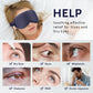 Heated Eyemask USB Charing 3D Massage Electric Eye Mask Smart Timing Sleep Shading Relieve Eye Fatigue for Travel, Office, Home