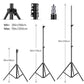 Andoer Studio Photography Light kit Softbox Lighting Set with 85W 2800K-5700K Bi-color Temperature LED Light * 2 + 50x70cm Softb