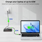 USB C KVM Switch 3/2 Monitors 2 Laptops 4K/1080P@60Hz,USB-C Docking Station Triple/Dual Monitor KVM Switch with 4 USB 3.2 Ports