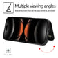 For iPhone 17 Pro Max Air Wallet Case With Card Holder,PU Faux Leather Kickstand Card Slots Case, Double Magnetic Clasp Cover