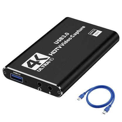 4K HDMI USB 3.0 Audio Video Capture Card 1080P 60Hz Video Recorder Grabber with Loop-out HDCP 2.2 for OBS Live Streaming Game PC