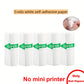 Mini Printer, Portable Thermal Printer Efficiently and Quickly, Inkless Pocket Photo Printer for Study Notes, Pictures, DIY
