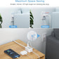TESSAN Ultra Thin Extension Cord Power Strip with 3 USB 3 AC Adapter Mini Charging Station for Cruise Travel Office School Home