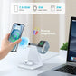 Magnetic Wireless Charger for iPhone -3-in-1 Magnetic Safe Charging Station for Various Apple Devices