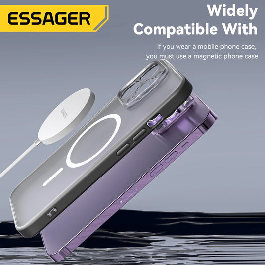 Essager 15W Magnetic Qi Wireless Chargers Fast Charging  for iPhone 14 13 12 Pro Max PD Fast Charging For Xiaomi Pad Adapter