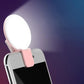 Mobile Phone LED Selfie Ring Light – Portable Mini Fill Light with 3-Level Dimming for Perfect Photos & Videos