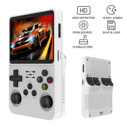R36S Portable Handheld Game Console 3.5Inch IPS 640x480 Screen Built in 64GB Memory Classic Games And Simulator Games Games