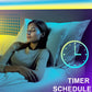 25/50/100/130ft smart LED light strip , bedroom color-changing RGB light built-in microphone can rhythm with music, su