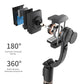 FGCLSY P03 Gimbal Stabilizer for Mobile Phone AI 360 Follow Selfie Stand Face Tracking Desktop Gimbal for Cellphone and Cameras
