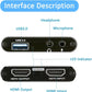 4K HDMI USB 3.0 Audio Video Capture Card 1080P 60Hz Video Recorder Grabber with Loop-out HDCP 2.2 for OBS Live Streaming Game PC