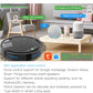 Smart Robot Vacuum Cleaner with 2500Pa Suction, WiFi/APP Control, Auto Recharge, Sweep/Mop/Vacuum for Pet Hair & Carpets