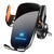 UYUXIO Manual Clamp Wireless Car Charger 15 Fast Charging Air Vent Car Mount Phone Holder for iPhone Samsung Android Phone