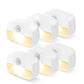 Motion Sensor Light Indoor LED Night Light Stick on Nightlight Battery Operated Lights for Hallway Stair Closet Bedroom Bathroom