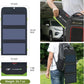 ALLPOWERS Flexible Foldable Solar Panel 5V 18V High Efficience Solar Battery Charger 21W Solar Phone Charger for Travel Iphone