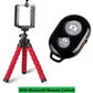 Selens Tripod Flexible Sponge Octopus Mini Phone Holder Clip Stand Optional Bluetooth Remote Controller For IPhone Xiaomi Huawei