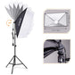 Andoer Studio Photography Light kit Softbox Lighting Set with 85W 2800K-5700K Bi-color Temperature LED Light * 2 + 50x70cm Softb