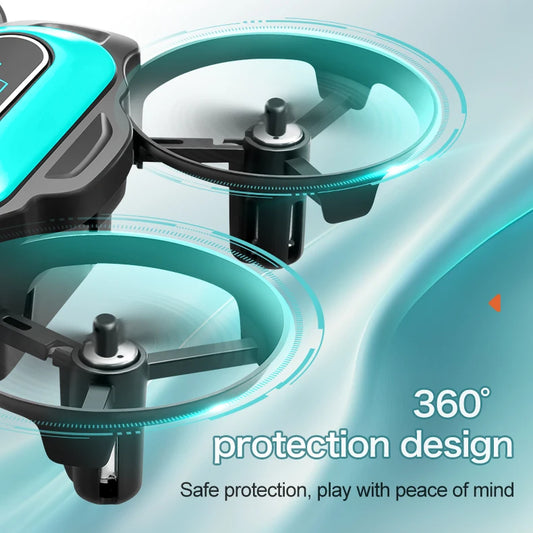 Mini RC Drone 360° Stunt Rolling One Click Takeoff and Landing Intelligent Fixed Altitude Hovering XD2 Gift Toys